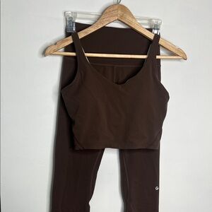 Brown Activewear Set